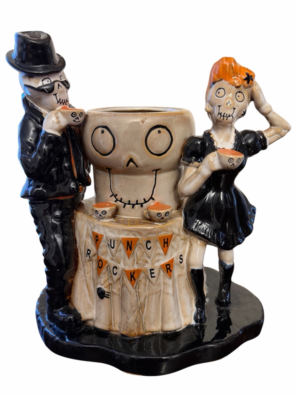 Yankee Candle Boney Bunch 2016 Punch Rockers Votive Holder Halloween Decor
